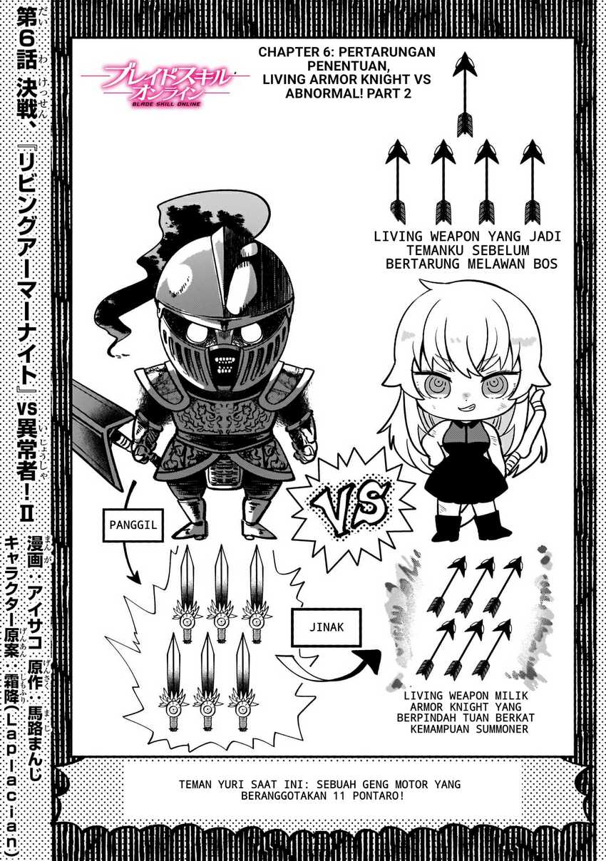 Manga Blade Skill Online: Gomi Shokugyou de Saijaku Bukide Kuso Status no Ore, Itsunomanika “Last Boss” ni Nariagarimasu! Chapter 6 gambar 2