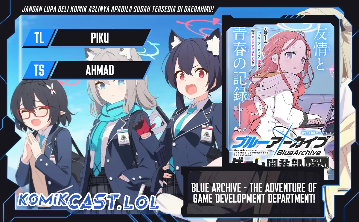 Komik Blue Archive: The Adventure of Game Development Department! Chapter 1 gambar 1
