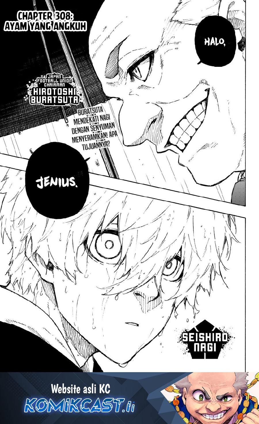 Komik Blue Lock Chapter 308 gambar 1