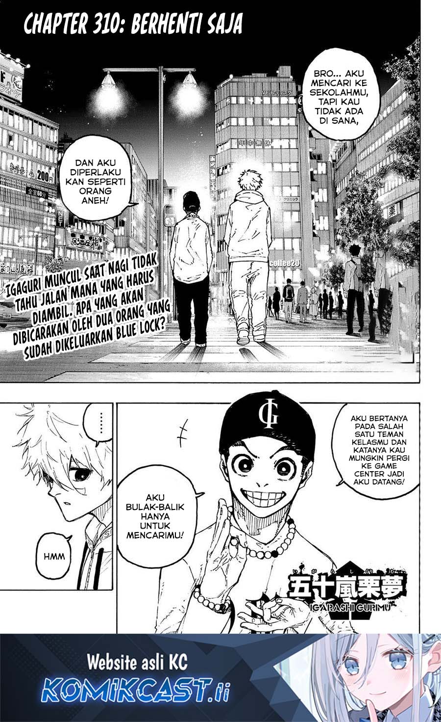 Komik Blue Lock Chapter 310 gambar 1