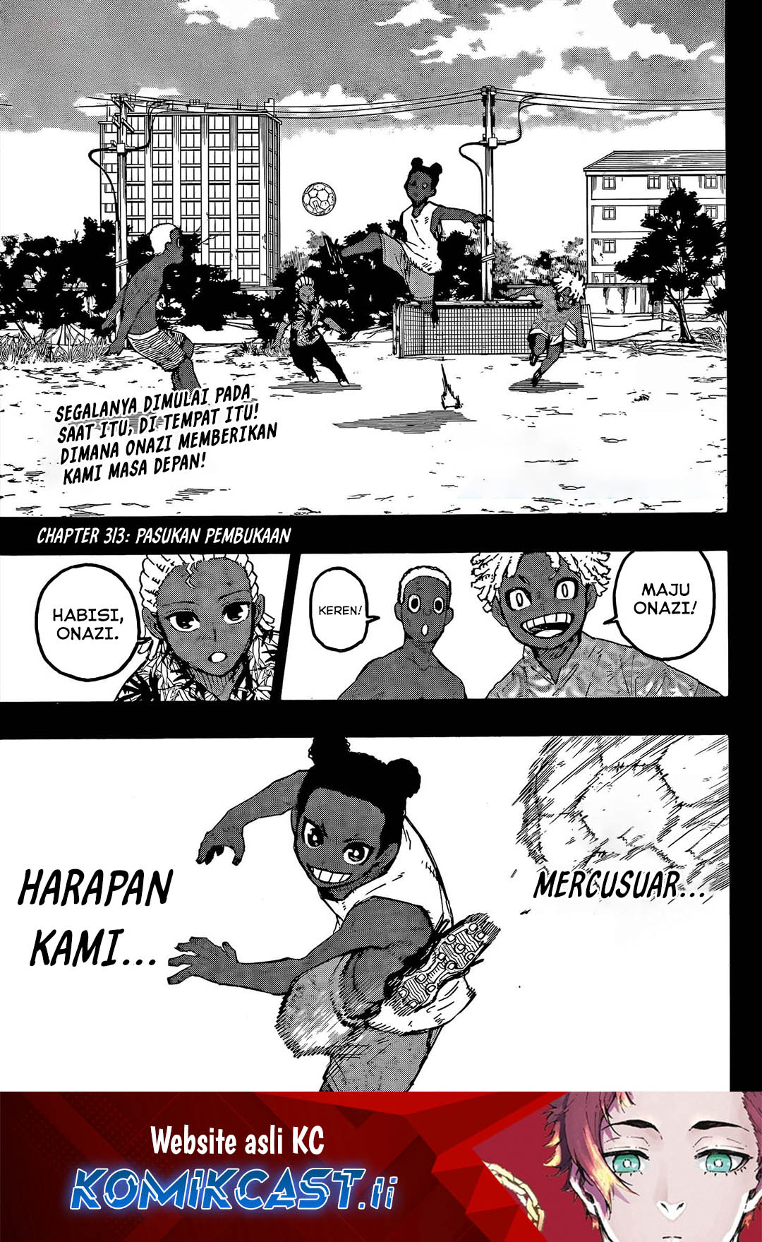 Komik Blue Lock Chapter 313 gambar 1