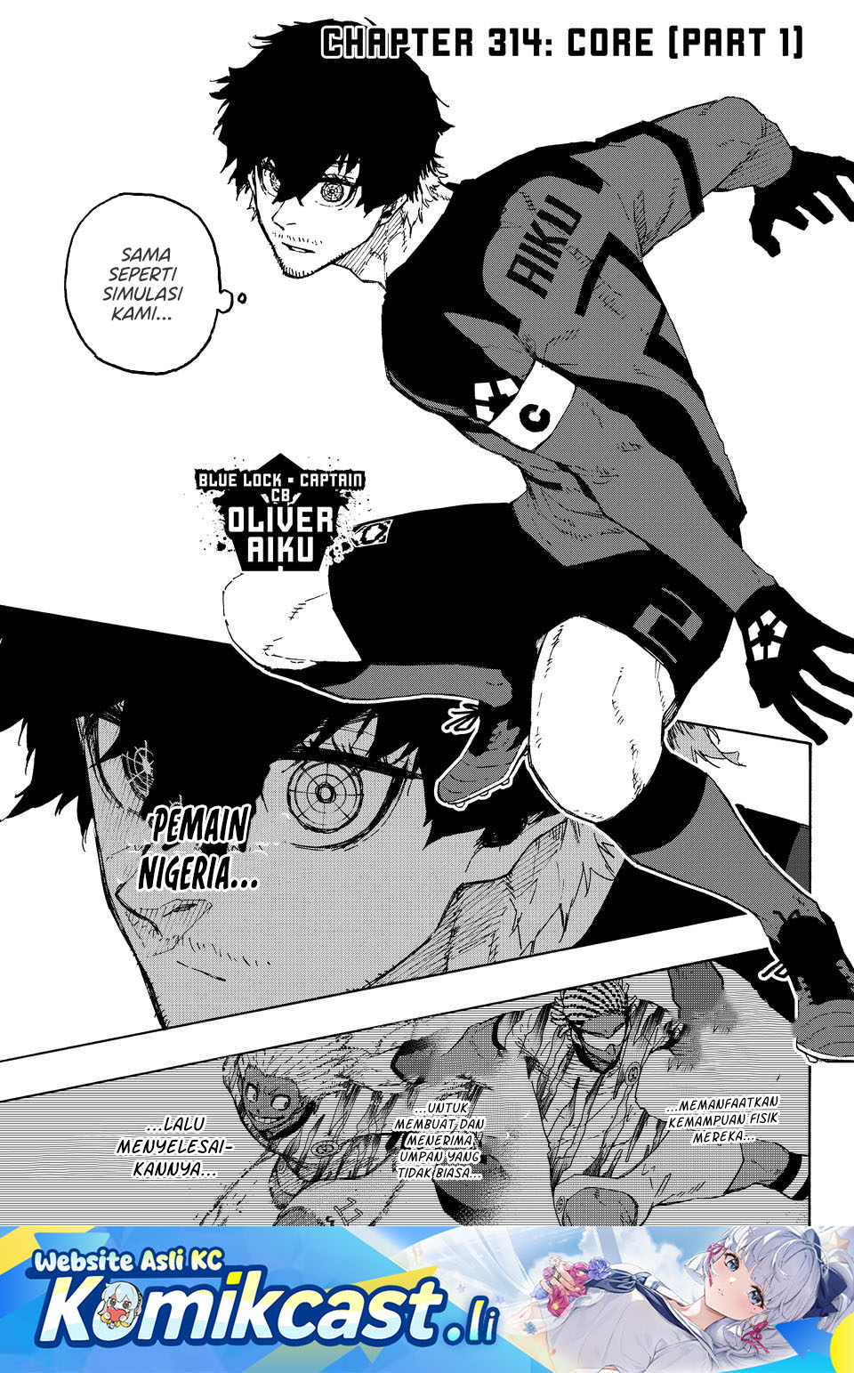 Komik Blue Lock Chapter 314 gambar 1