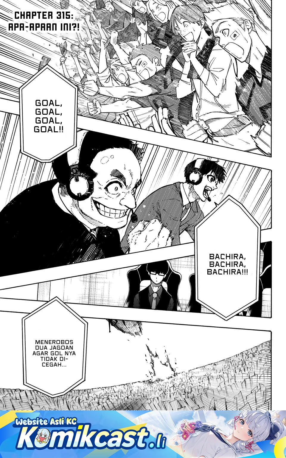 Komik Blue Lock Chapter 315 gambar 1