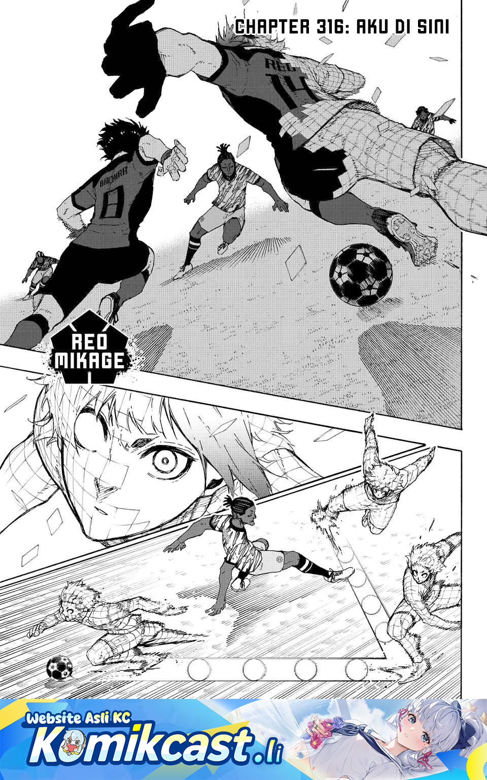 Komik Blue Lock Chapter 316 gambar 1
