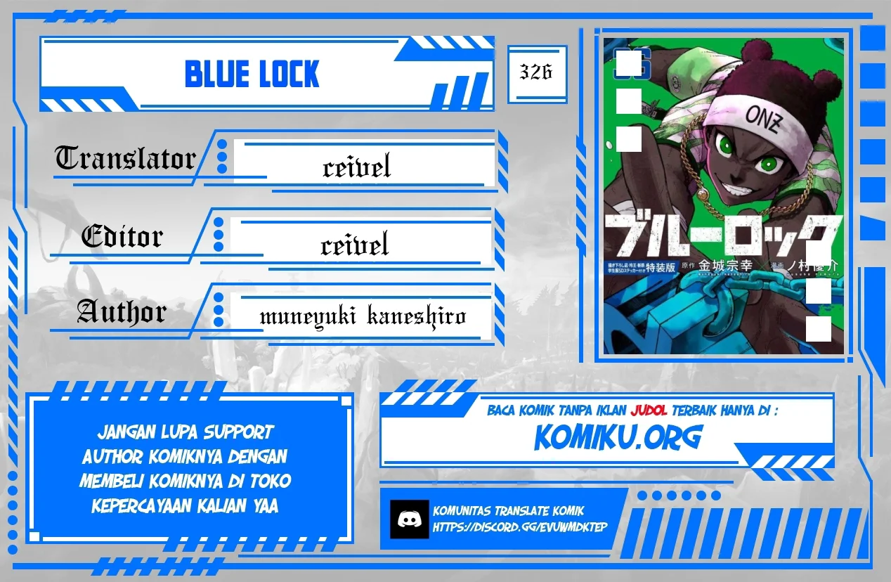 Komik Blue Lock Chapter 326 gambar 1