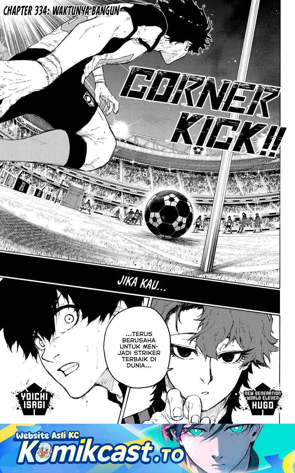 Komik Blue Lock Chapter 334 gambar 1
