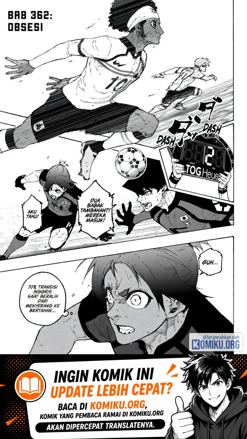 Komik Blue Lock Chapter 362 gambar 1