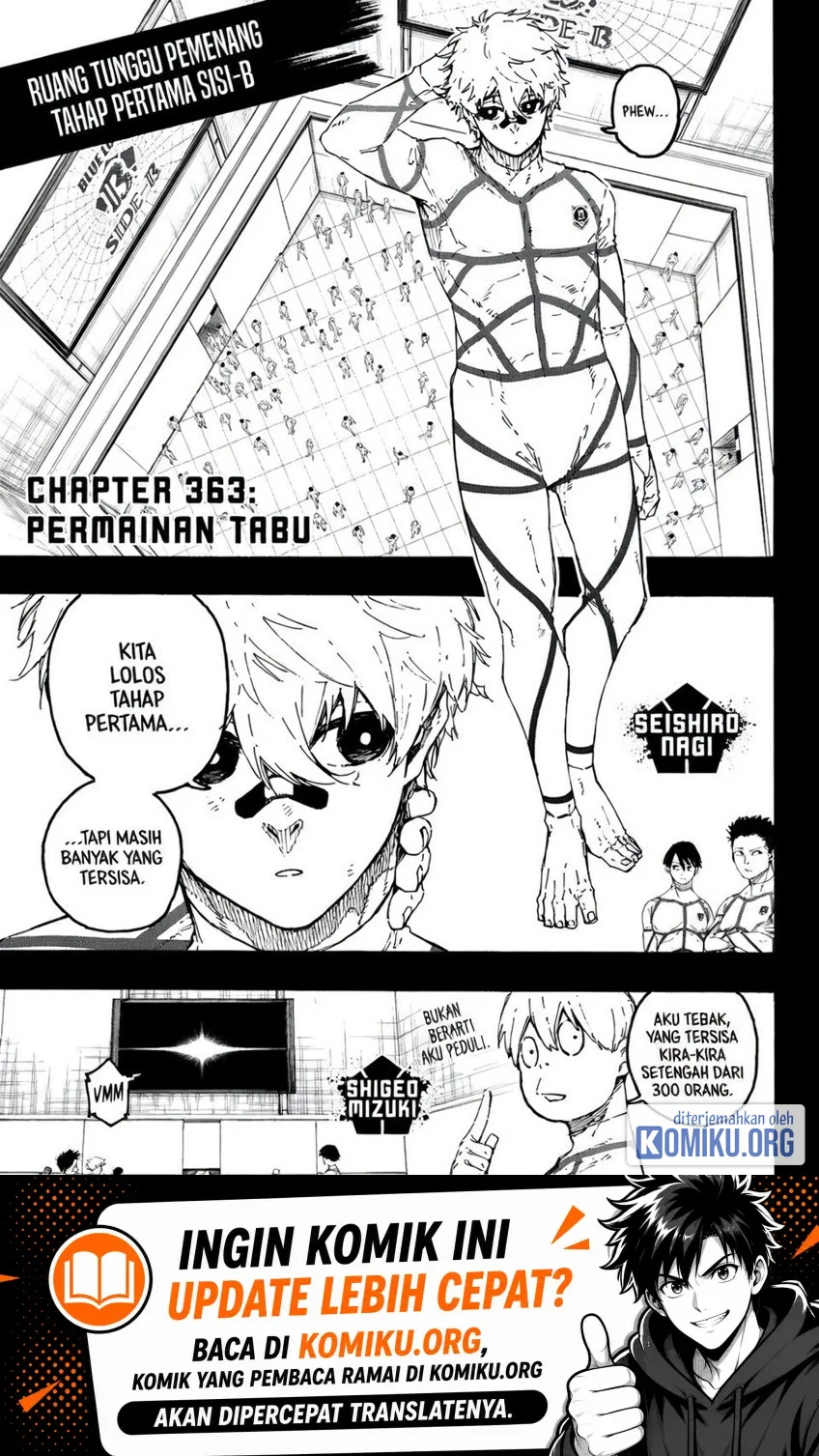 Komik Blue Lock Chapter 363 gambar 1