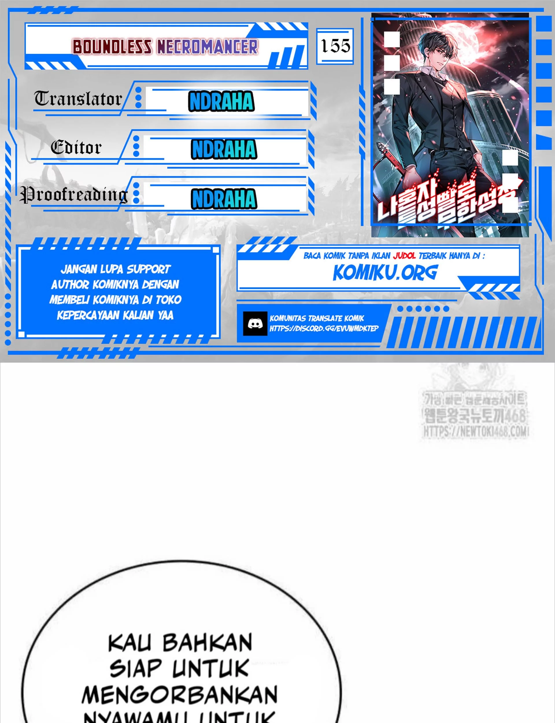 Komik Boundless Necromancer Chapter 155 gambar 1