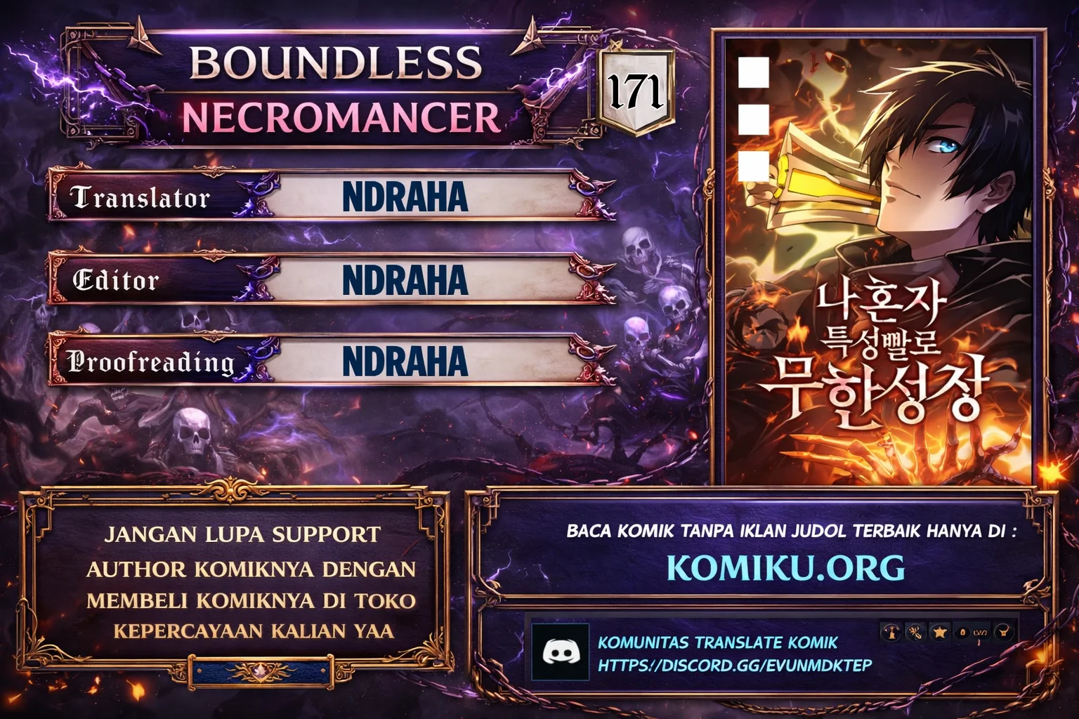 Komik Boundless Necromancer Chapter 171 gambar 1