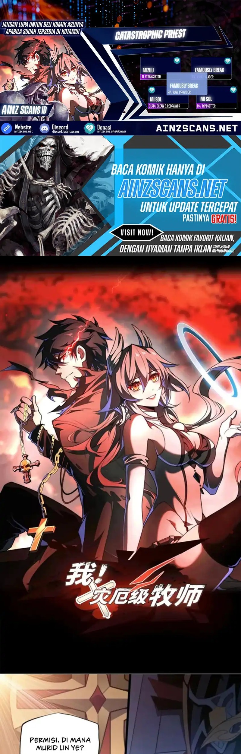 Komik Catastrophic Priest Chapter 56 gambar 1