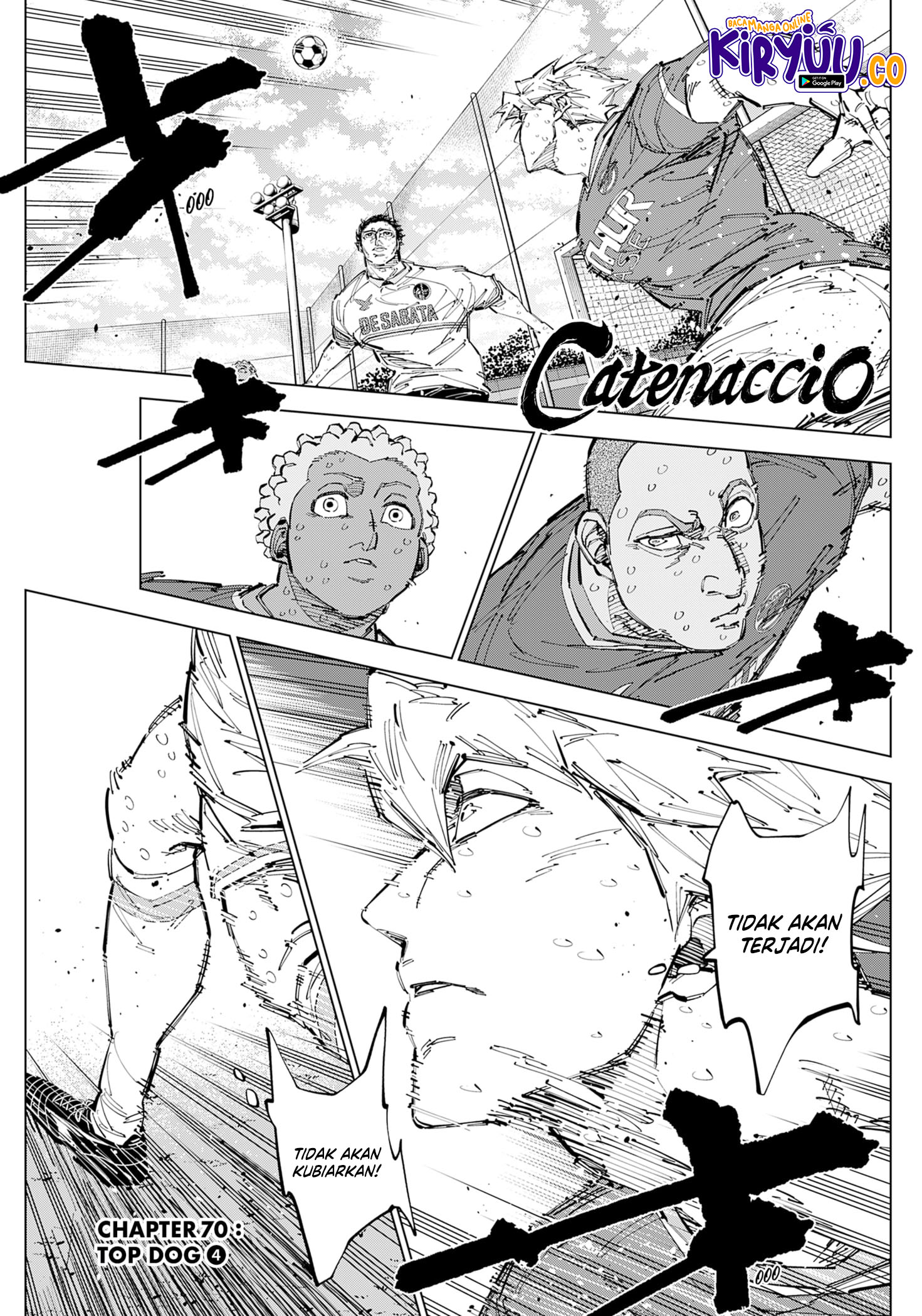 Komik Catenaccio Chapter 70 gambar 1