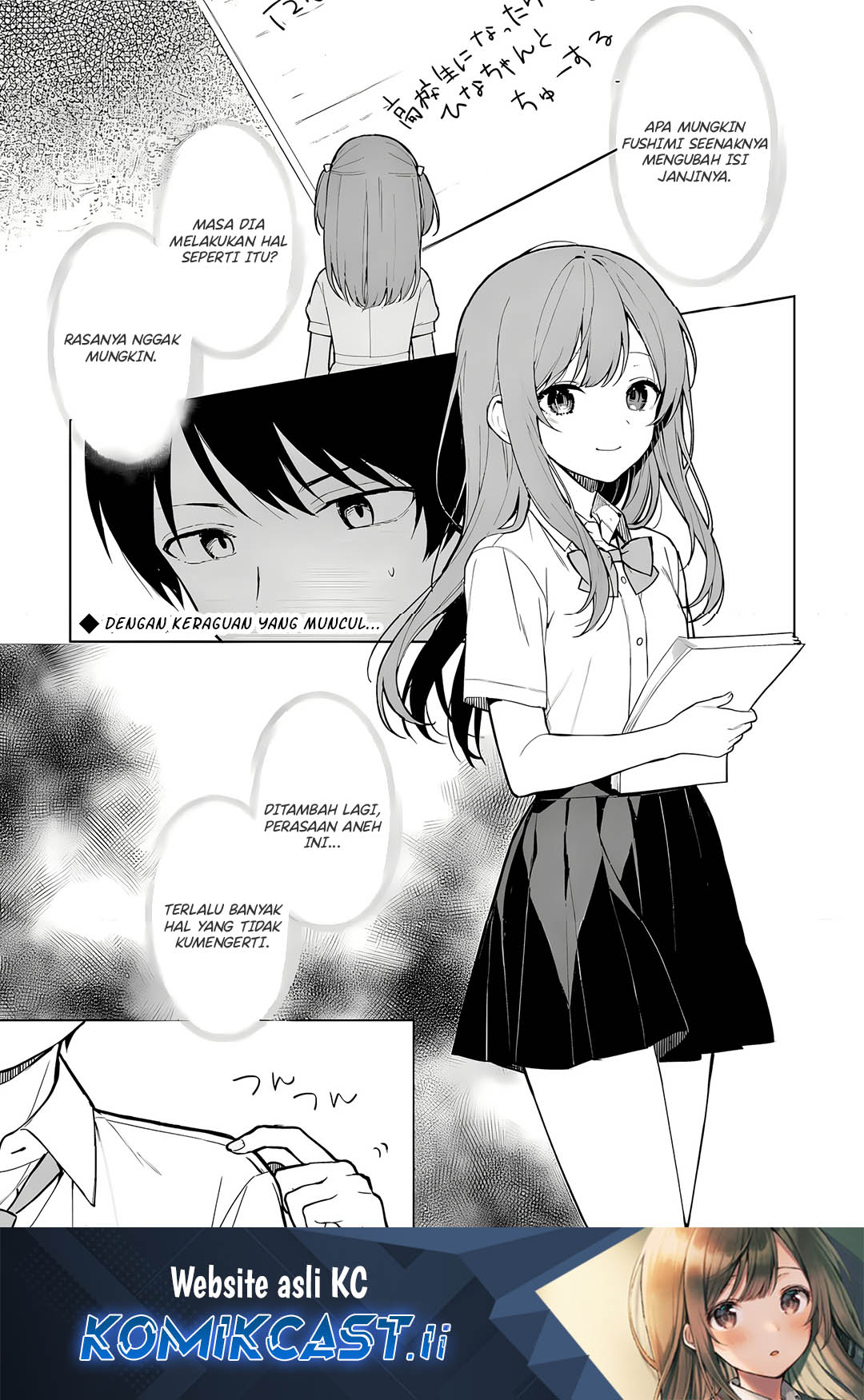 Komik Chikan Saresou ni Natteiru S-kyuu Bishoujo wo Tasuketara Tonari no Seki no Osanajimi datta Chapter 70 gambar 1