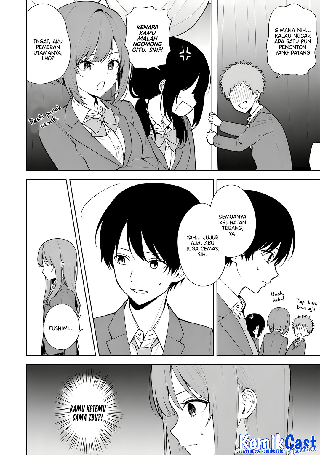 Manga Chikan Saresou ni Natteiru S-kyuu Bishoujo wo Tasuketara Tonari no Seki no Osanajimi datta Chapter 88 gambar 2