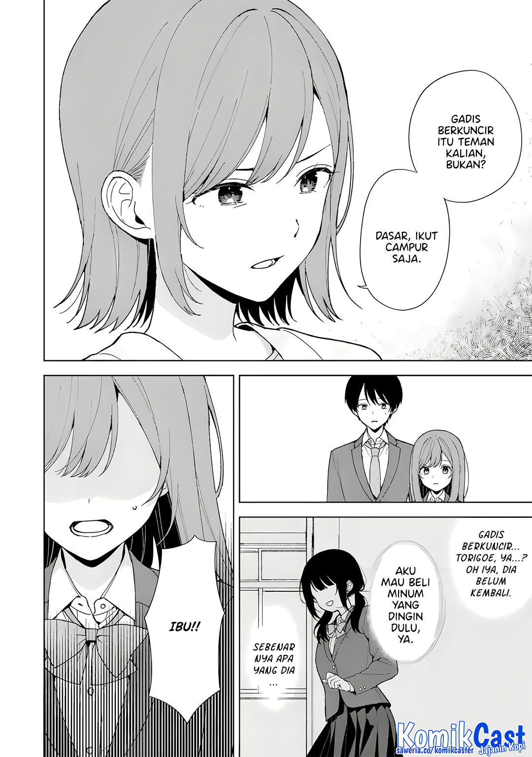 Manga Chikan Saresou ni Natteiru S-kyuu Bishoujo wo Tasuketara Tonari no Seki no Osanajimi datta Chapter 90 gambar 2