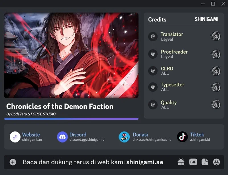 Komik Chronicles of the Demon Faction Chapter 180 gambar 1