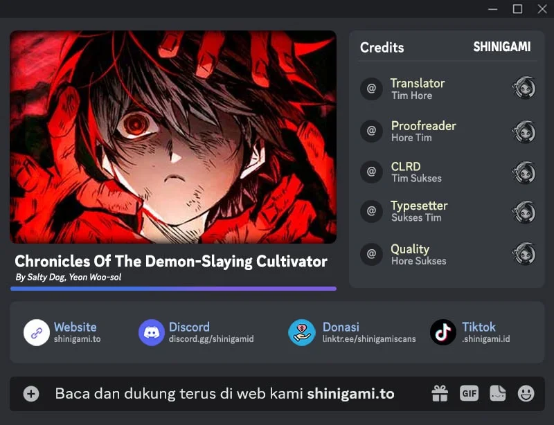 Komik Chronicles Of The Demon-Slaying Cultivator Chapter 11 gambar 1