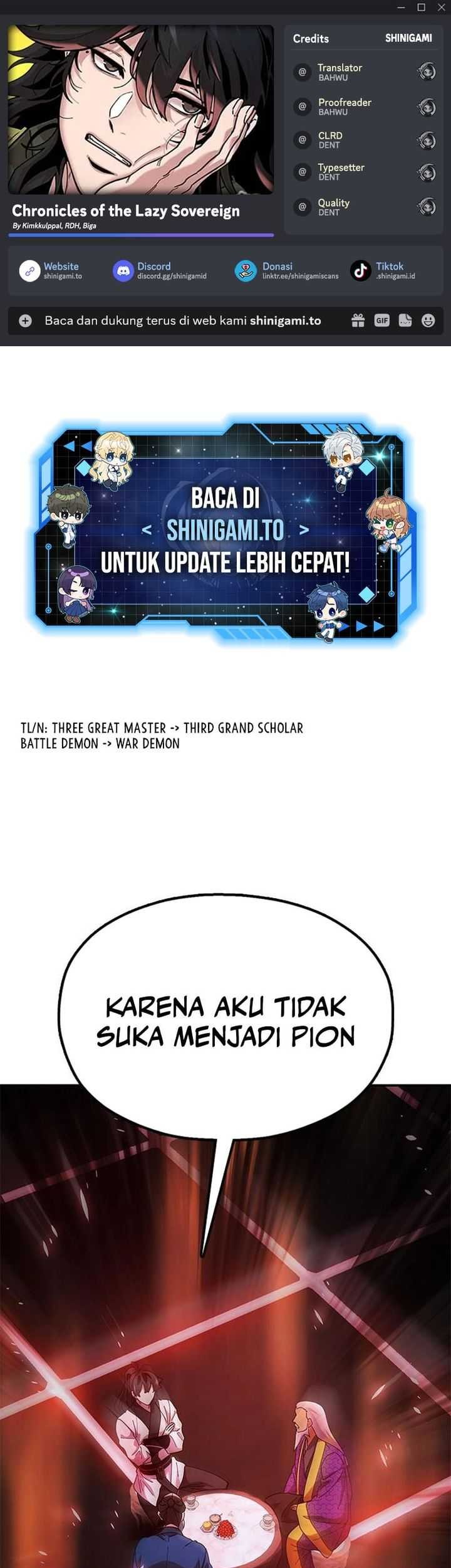 Komik Chronicles Of The Lazy Sovereign Chapter 14 gambar 1