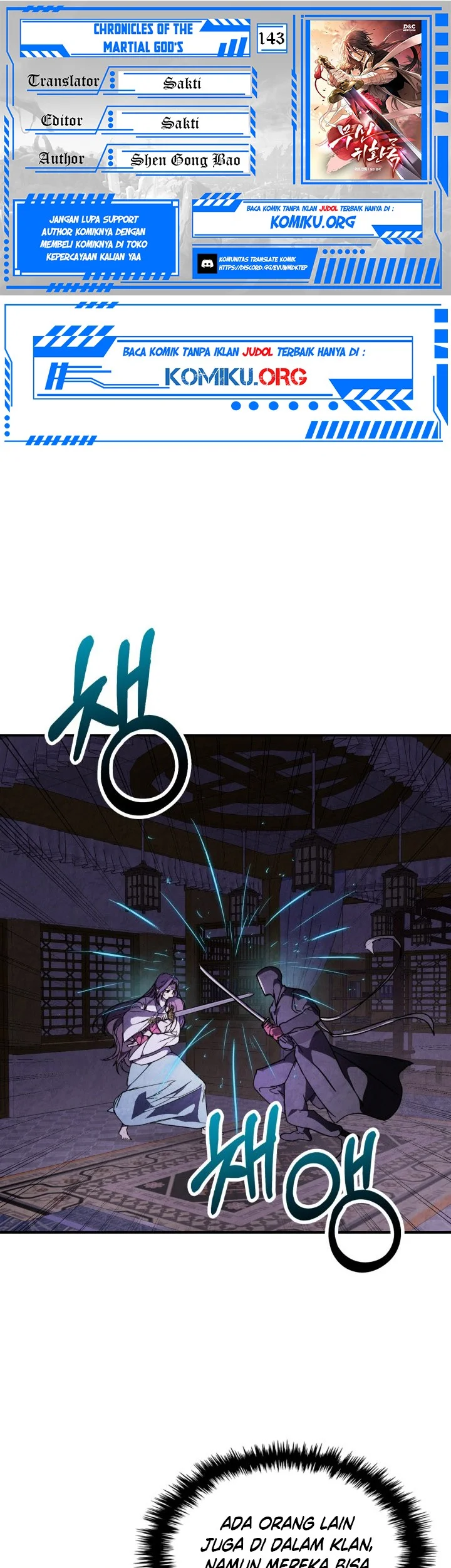 Komik Chronicles Of The Martial God’s Chapter 144 gambar 1