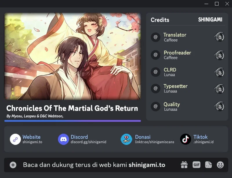 Komik Chronicles Of The Martial God’s Chapter 168 gambar 1