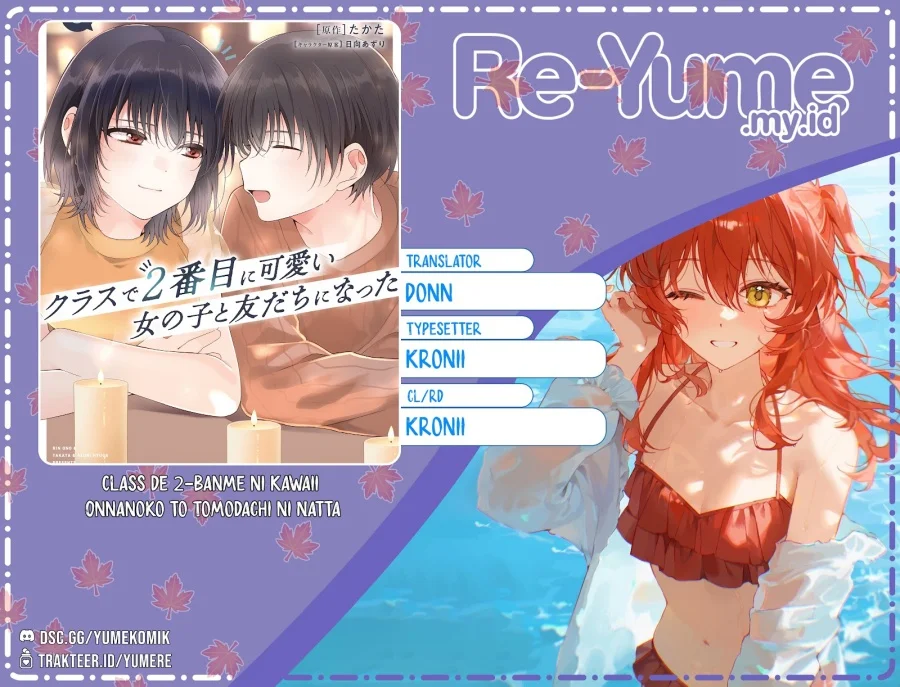 Komik Class de 2 Banme ni Kawaii Onna no Ko to Tomodachi ni Natta Chapter 36 gambar 1
