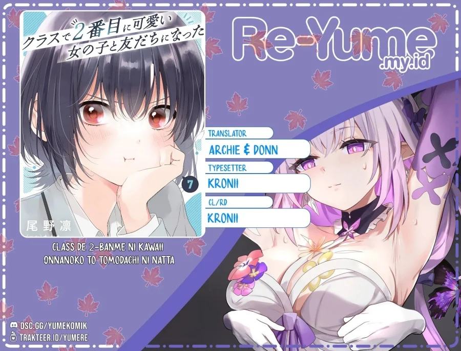 Komik Class de 2 Banme ni Kawaii Onna no Ko to Tomodachi ni Natta Chapter 40 gambar 1