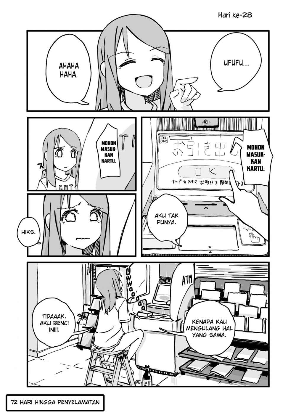 Komik Convenience Store of the Dead ~The Convenience Store Clerk Will Get Rescued in 100 Days~ Chapter 28 gambar 1