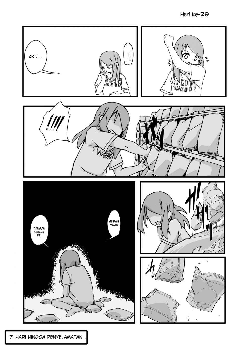 Komik Convenience Store of the Dead ~The Convenience Store Clerk Will Get Rescued in 100 Days~ Chapter 29 gambar 1