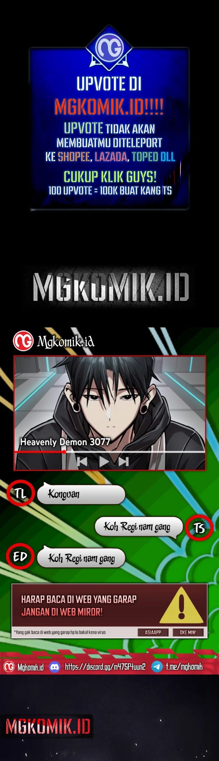 Komik Cosmic Heavenly Demon 3077 Chapter 1 gambar 1