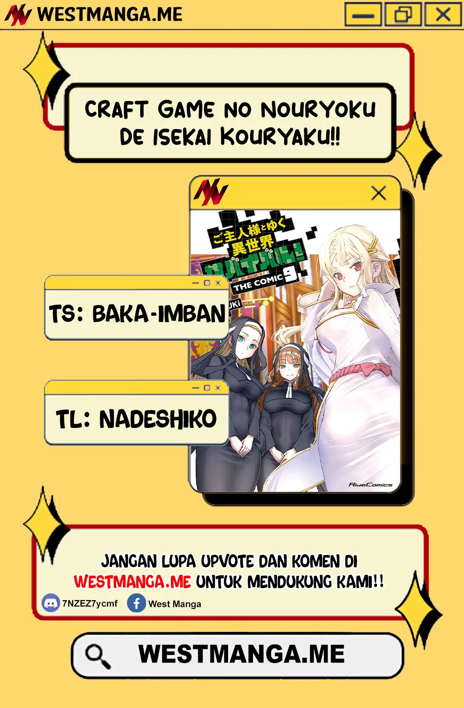 Manga Craft Game no Nouryoku de Isekai Kouryaku!! Chapter 57 gambar 2