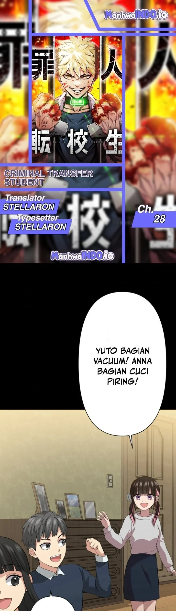 Komik Criminal Transfer Student Chapter 28 gambar 1