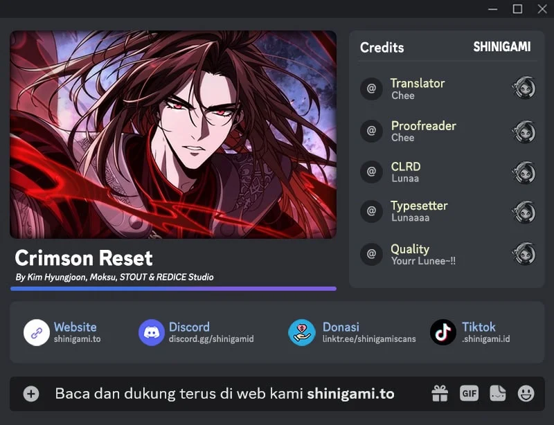 Komik Crimson Reset Chapter 13 gambar 1