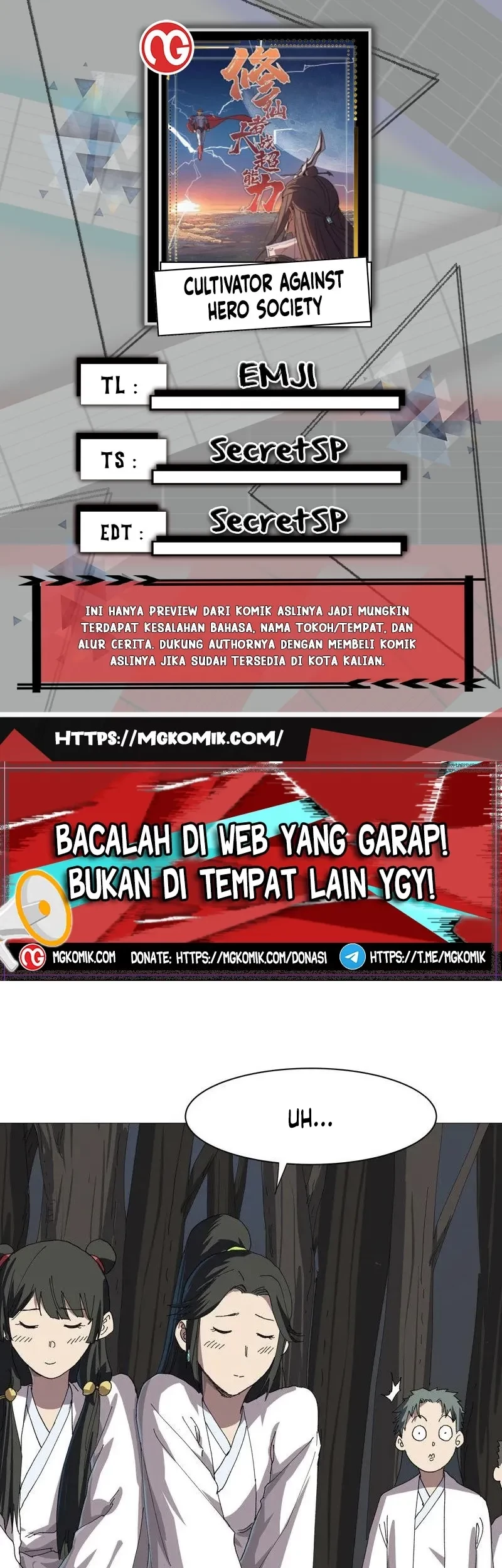 Komik Cultivator Against Hero Society Chapter 242 gambar 1