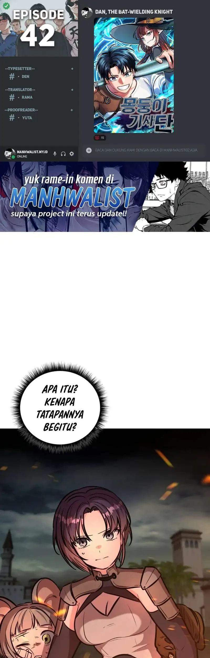 Komik Dan, the Bat-Wielding Knight Chapter 42 gambar 1