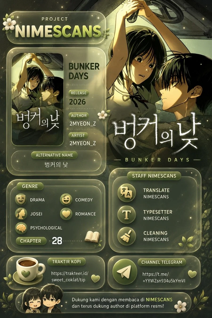 Komik Daytime in the Bunker Chapter 28 gambar 1