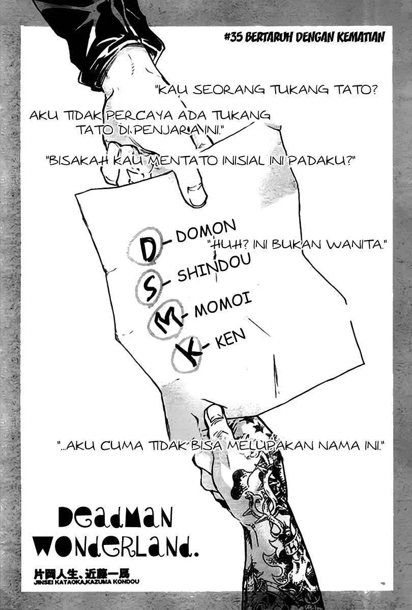 Komik Deadman Wonderland Chapter 35 gambar 1
