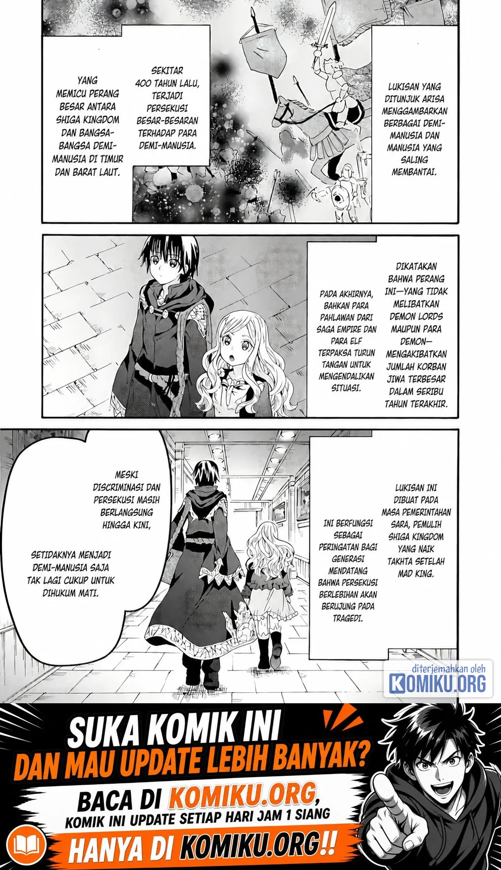 Komik Death March kara Hajimaru Isekai Kyousoukyoku Chapter 108 gambar 1