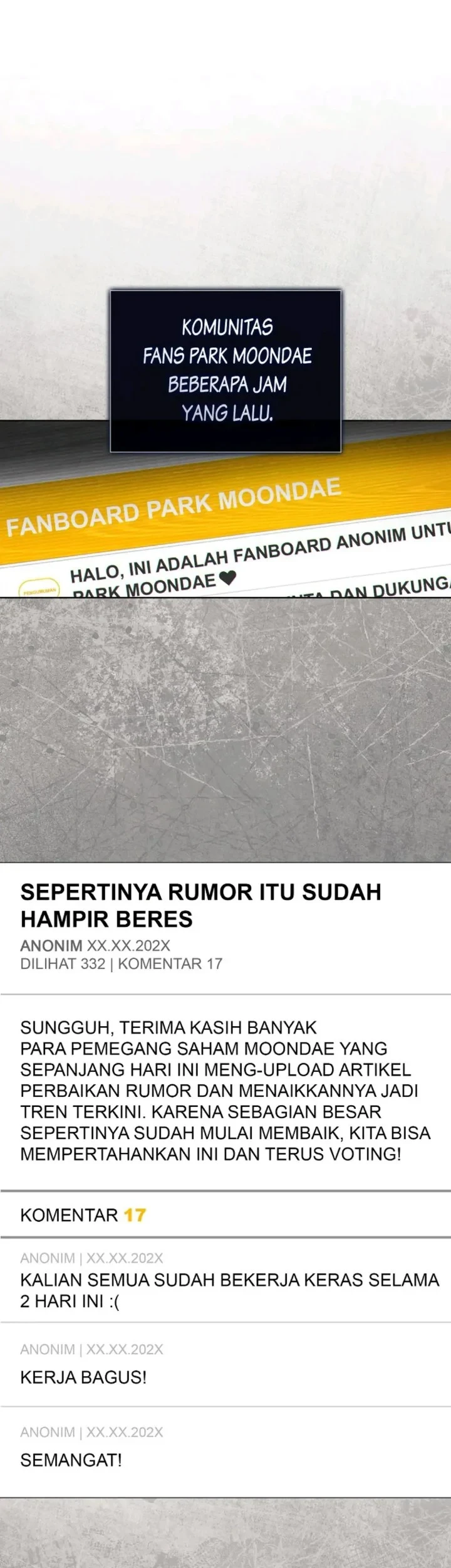 Komik Debut or Die Chapter 61 gambar 1