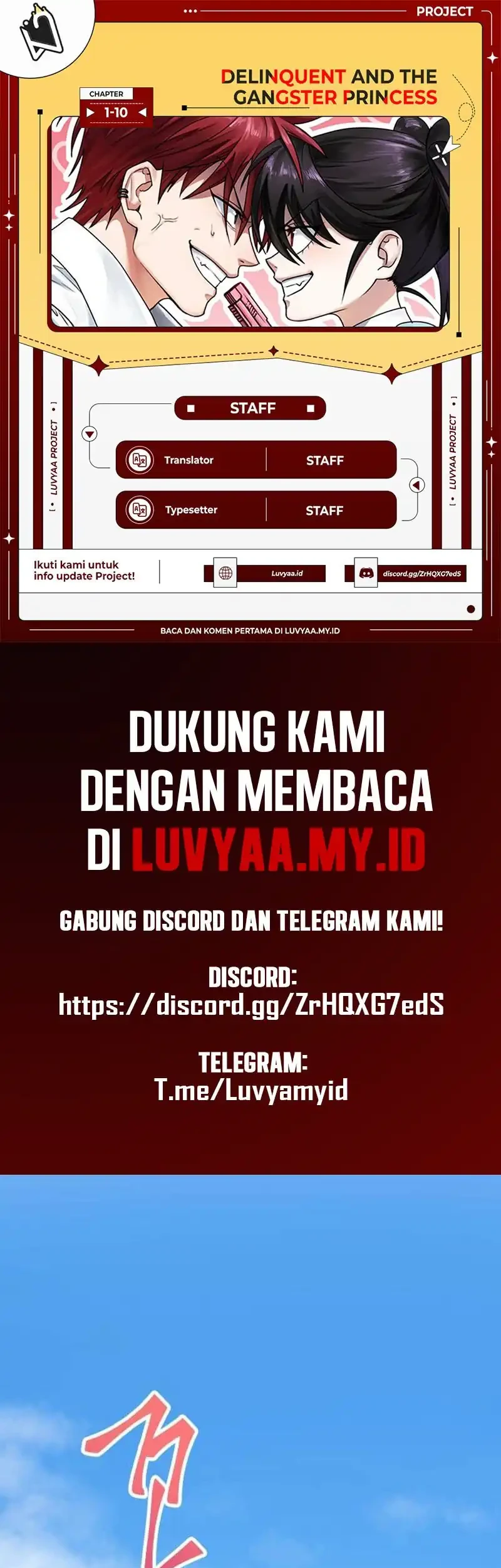 Komik Delinquent and the Gangster Princess Chapter 6 gambar 1