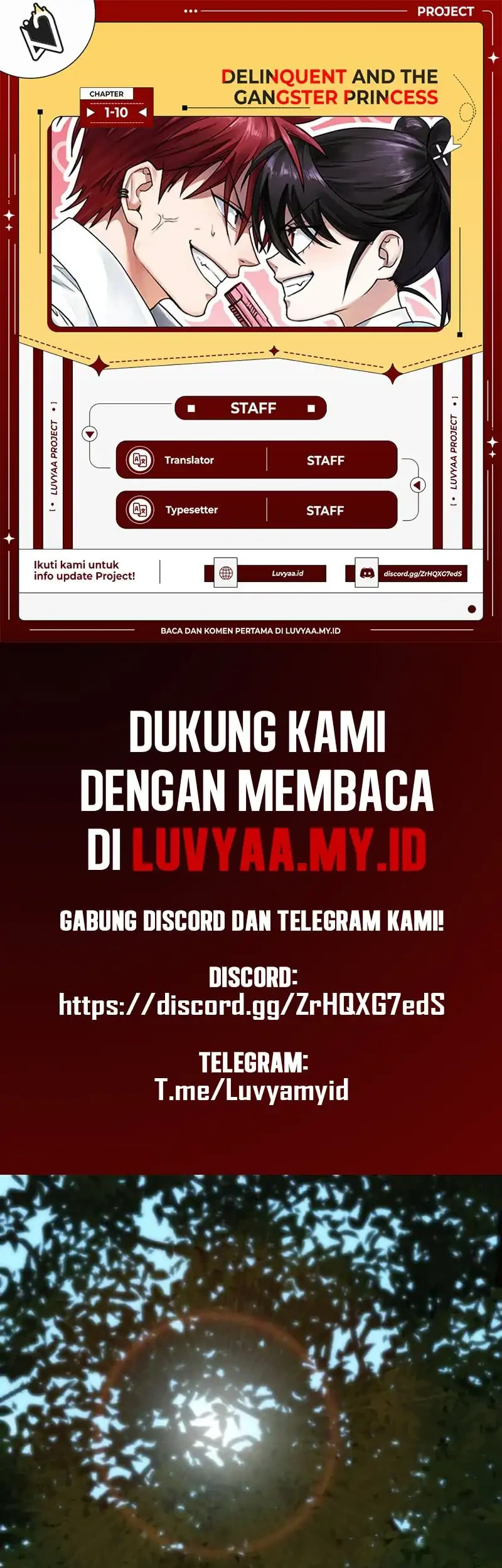 Komik Delinquent and the Gangster Princess Chapter 9 gambar 1
