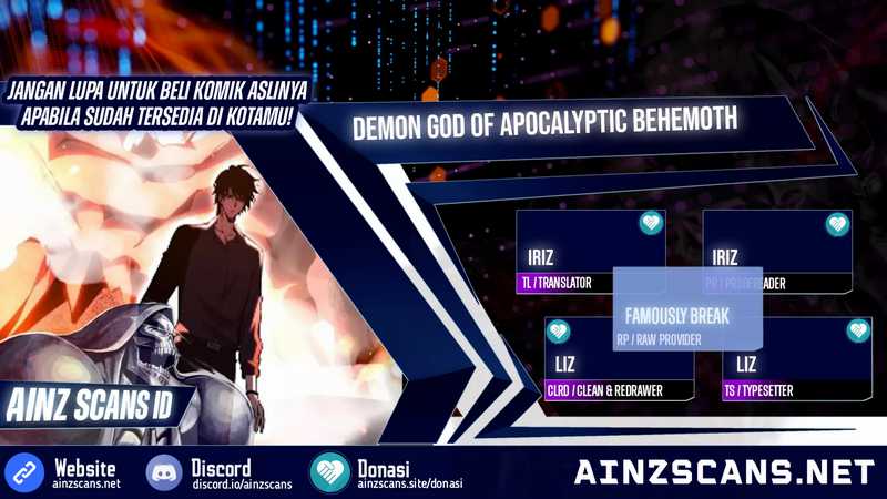 Komik Demon God of Apocalyptic Behemot Chapter 21 gambar 1