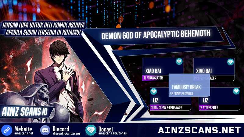 Komik Demon God of Apocalyptic Behemot Chapter 25 gambar 1