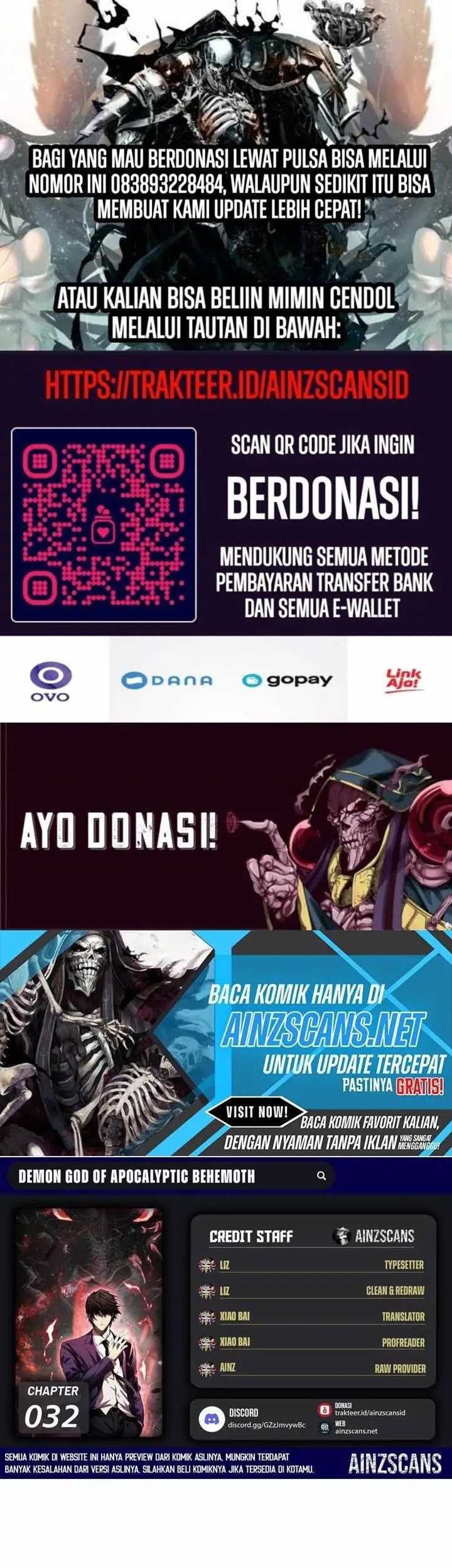Komik Demon God of Apocalyptic Behemot Chapter 32 gambar 1