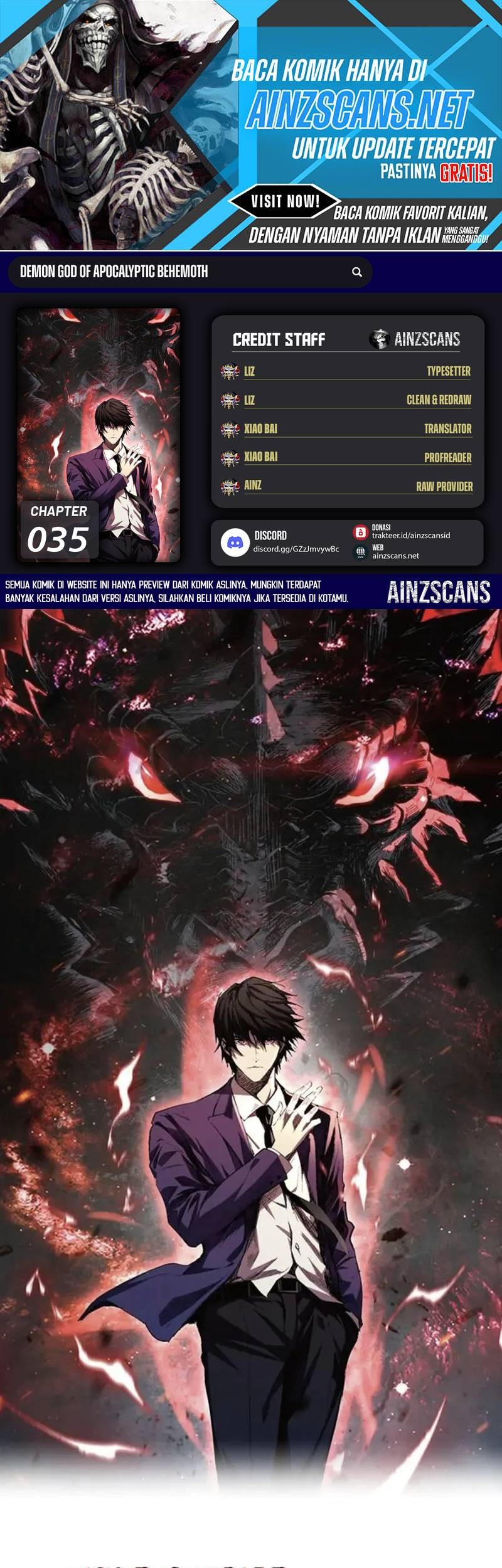Komik Demon God of Apocalyptic Behemot Chapter 35 gambar 1