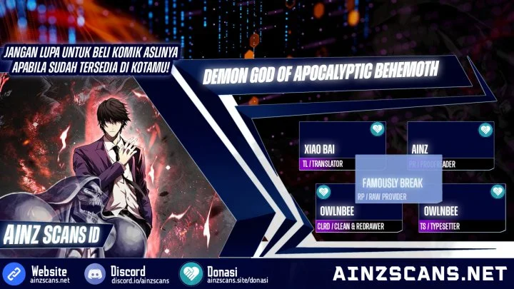 Komik Demon God of Apocalyptic Behemot Chapter 53 gambar 1