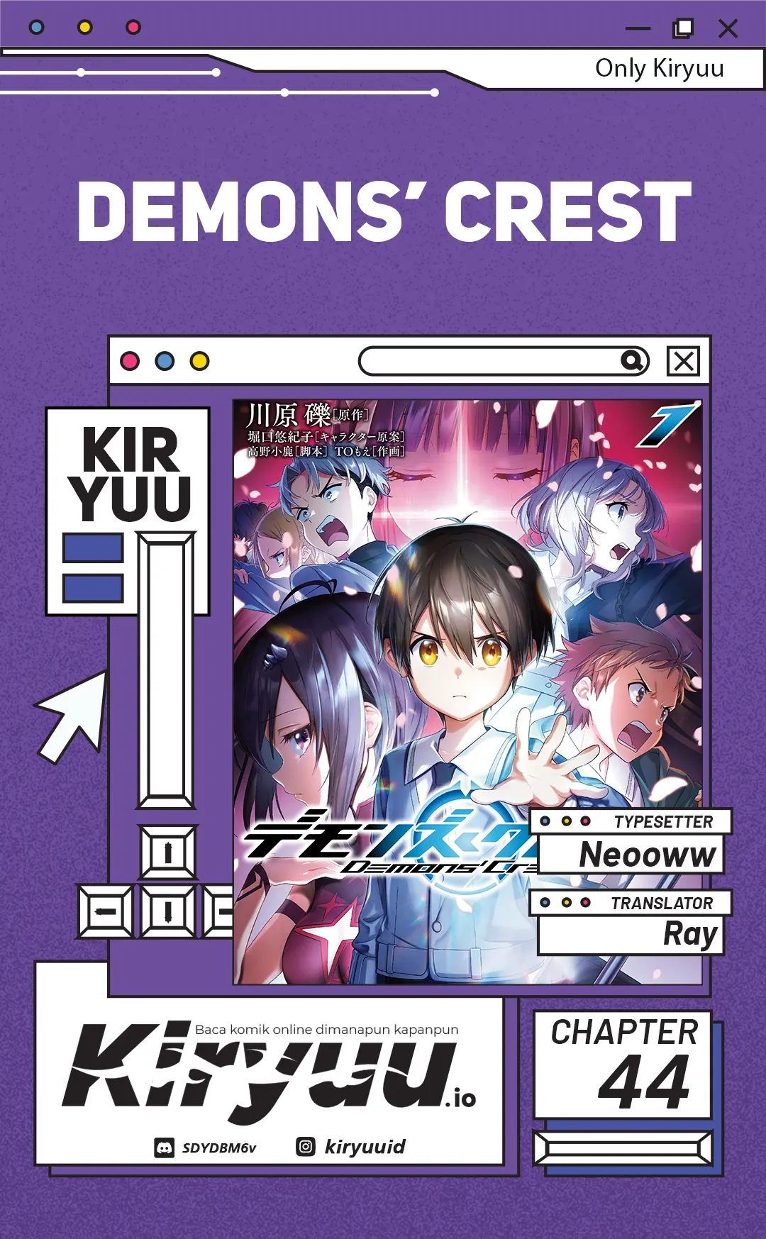 Komik Demons’ Crest Chapter 44 gambar 1
