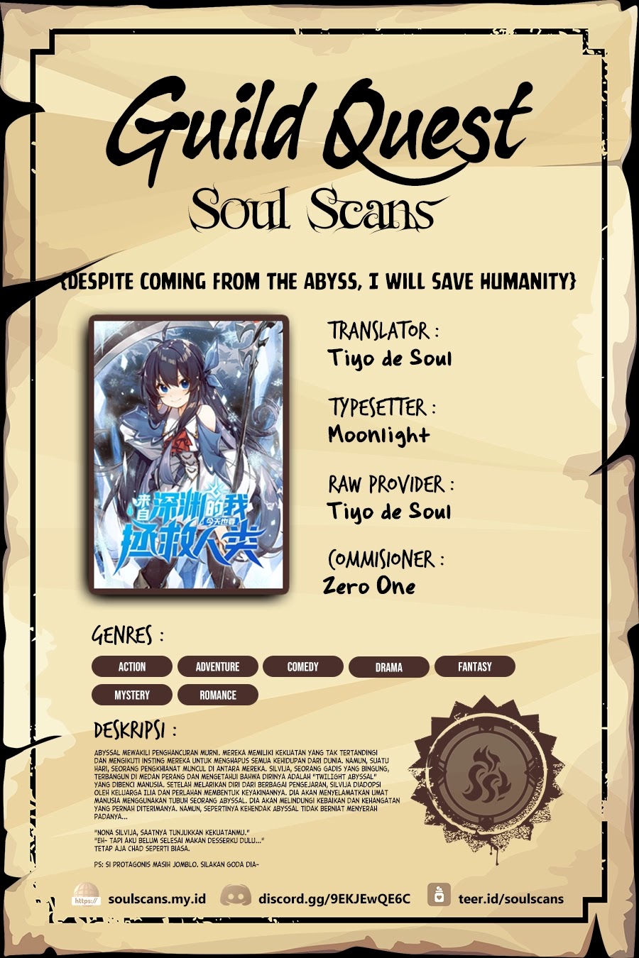 Komik Despite Coming From the Abyss, I Will Save Humanity Chapter 142 gambar 1