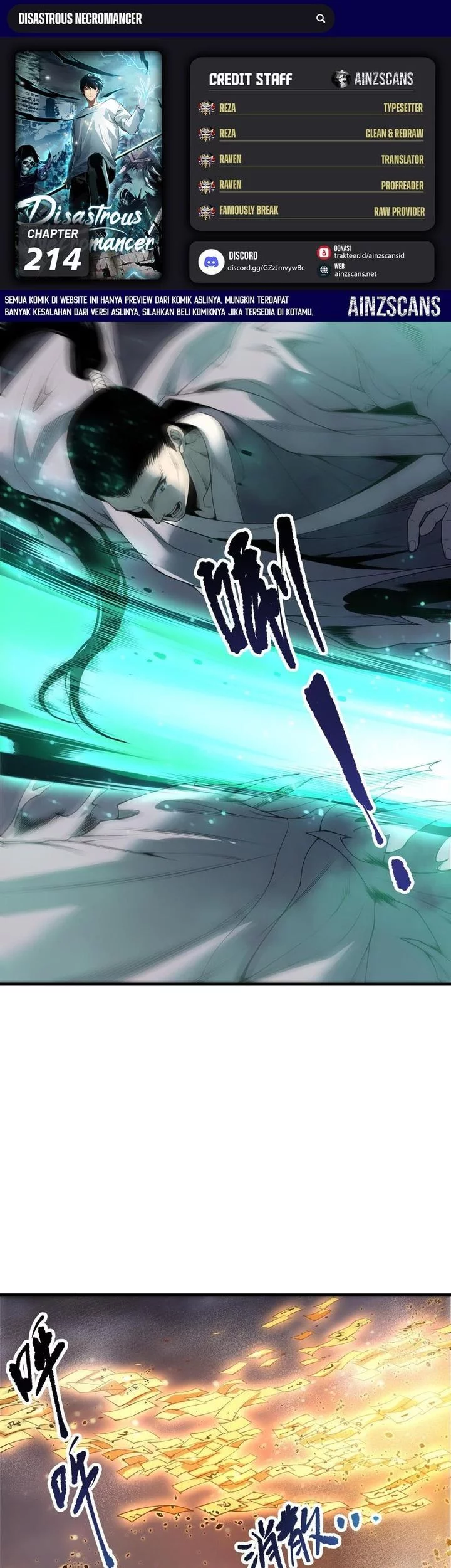 Komik Disastrous Necromancer Chapter 214 gambar 1