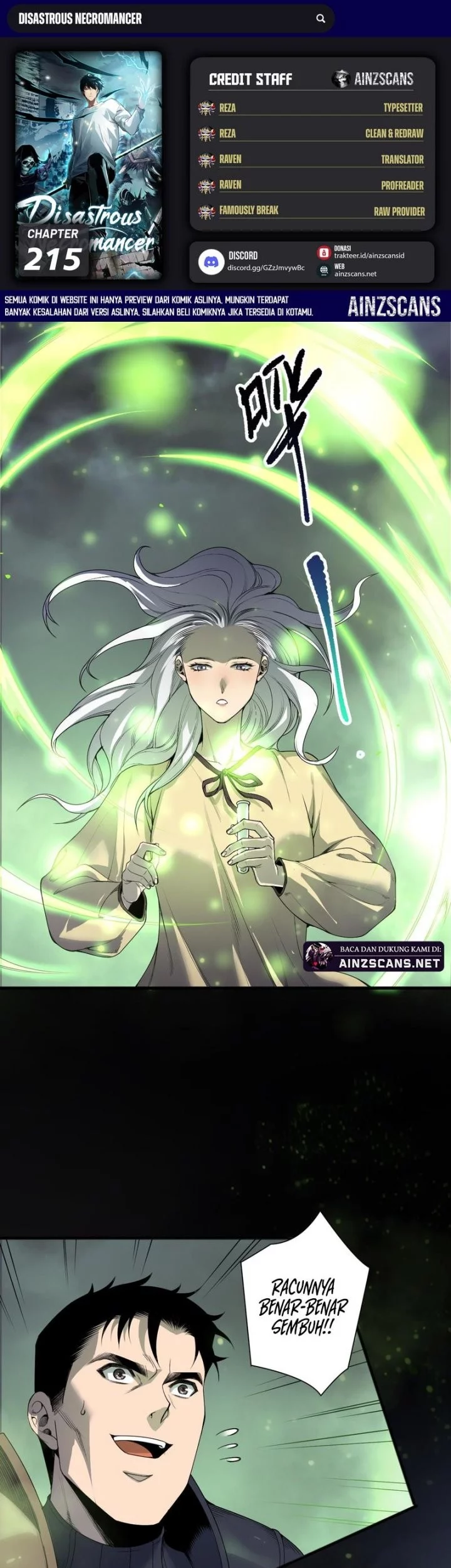 Komik Disastrous Necromancer Chapter 215 gambar 1