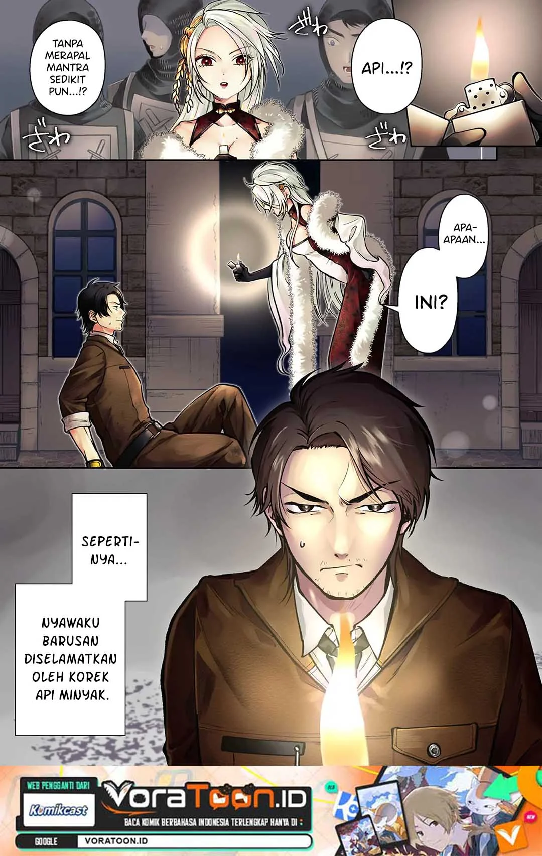 Manga Dokushin Ojisan no Isekai Life Chapter 1 gambar 2